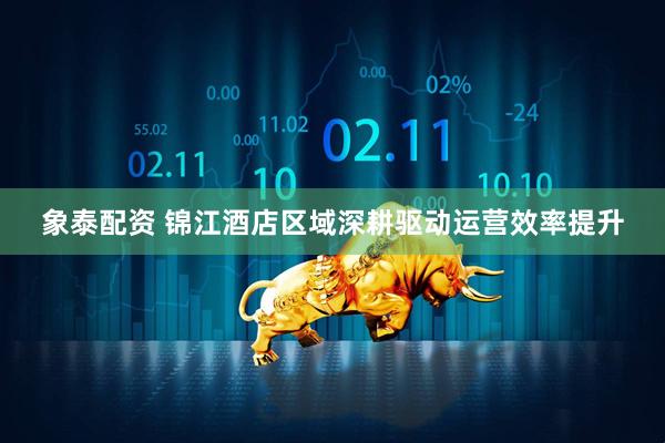 象泰配资 锦江酒店区域深耕驱动运营效率提升