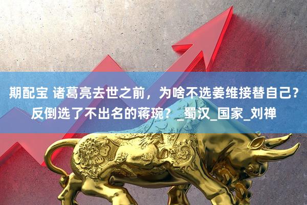 期配宝 诸葛亮去世之前，为啥不选姜维接替自己？反倒选了不出名的蒋琬？_蜀汉_国家_刘禅