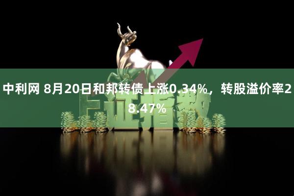 中利网 8月20日和邦转债上涨0.34%，转股溢价率28.47%